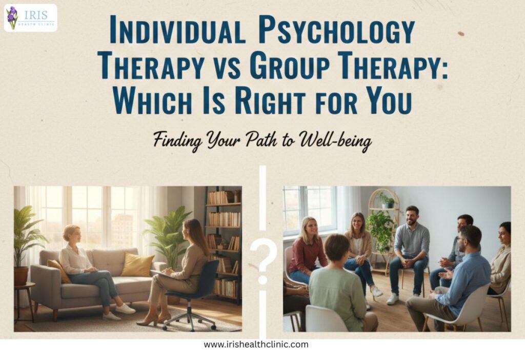 Individual Psychology Therapy vs Group Therapy